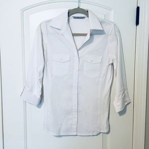 Two Summertime White Shirts